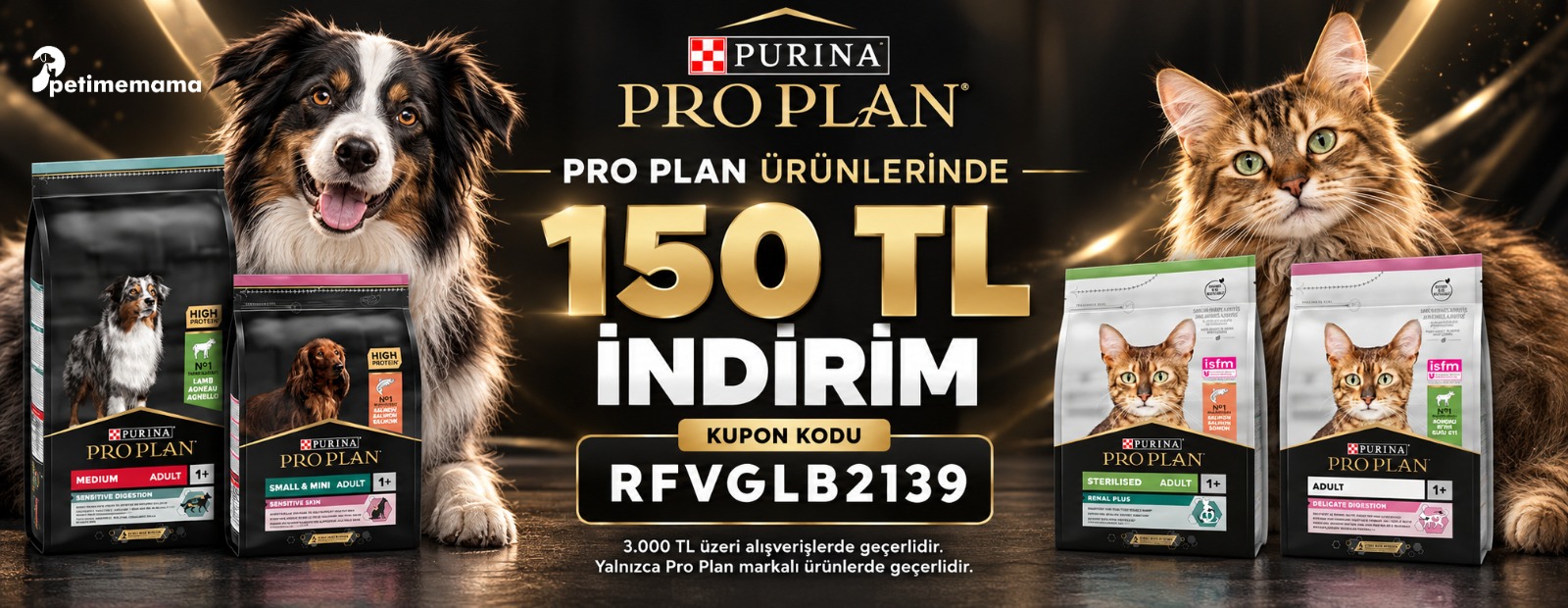 Pro Plan 150 TL Kupon Banner