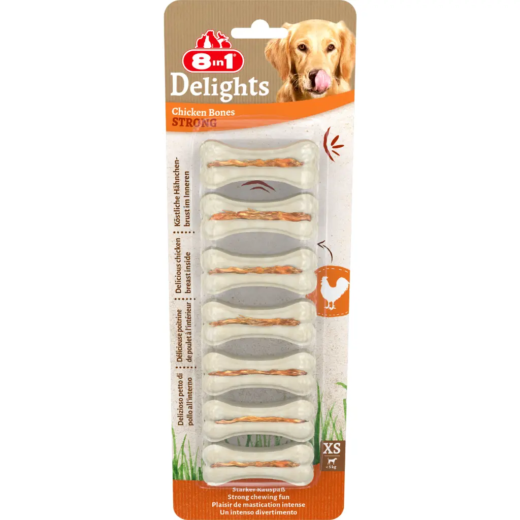 8in1 Delight Köpek Ağız Bakım Kemiği S 7 Li 140 Gr