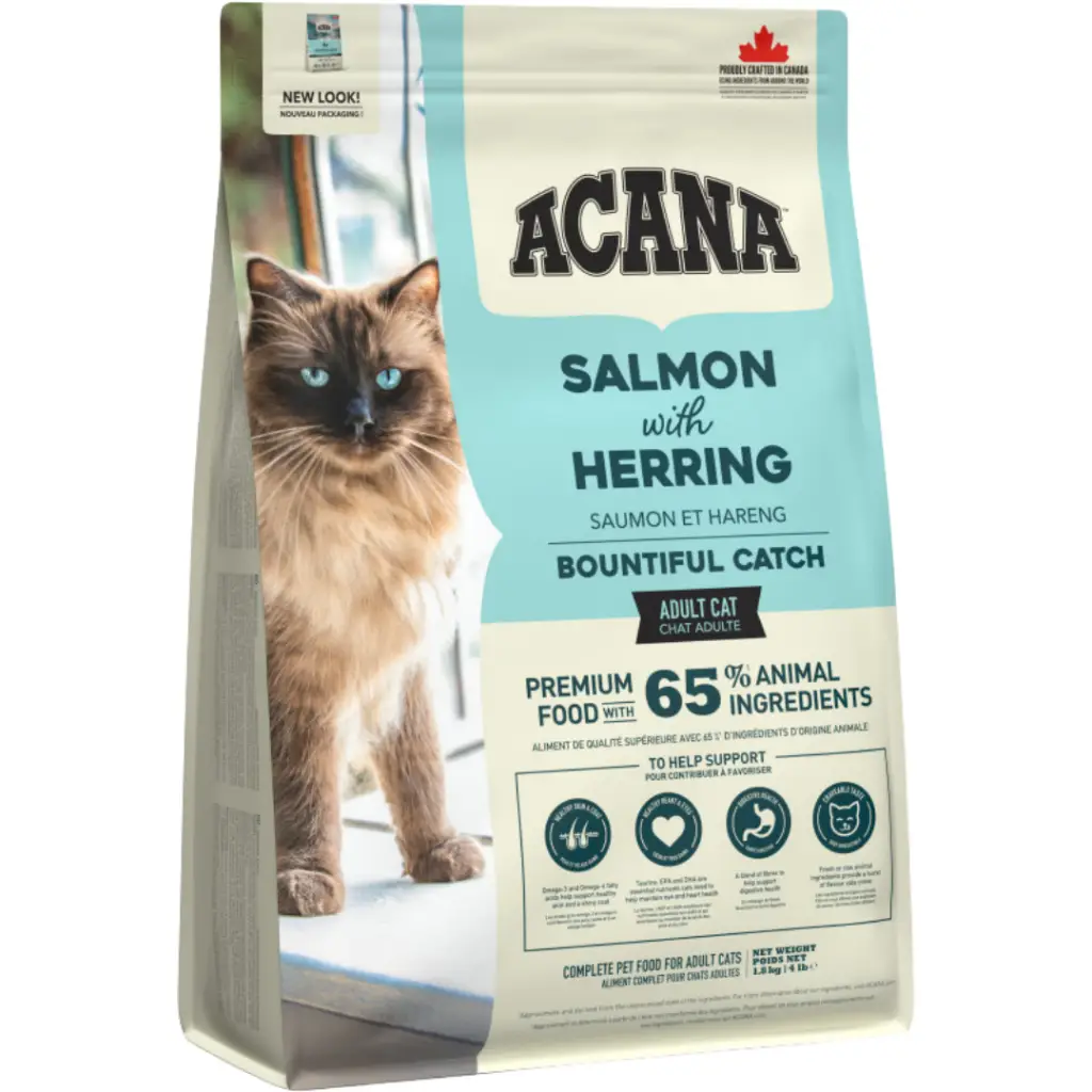 Acana Bountiful Catch Somon ve Ringa Balıklı Yetişkin Kedi Maması 1.8 Kg