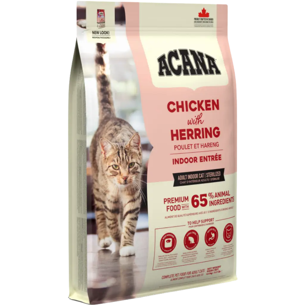 Acana İndoor Entree Sterilised Tavuk ve Ringa Balıklı Kısırlaştırılmış Kedi Maması 4.5 Kg