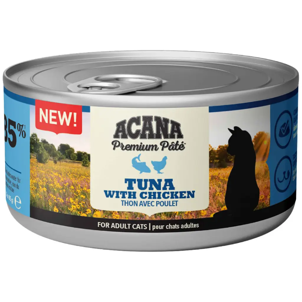 Acana Premium Pate Ton Balıklı ve Tavuklu Kedi Konservesi 85 Gr