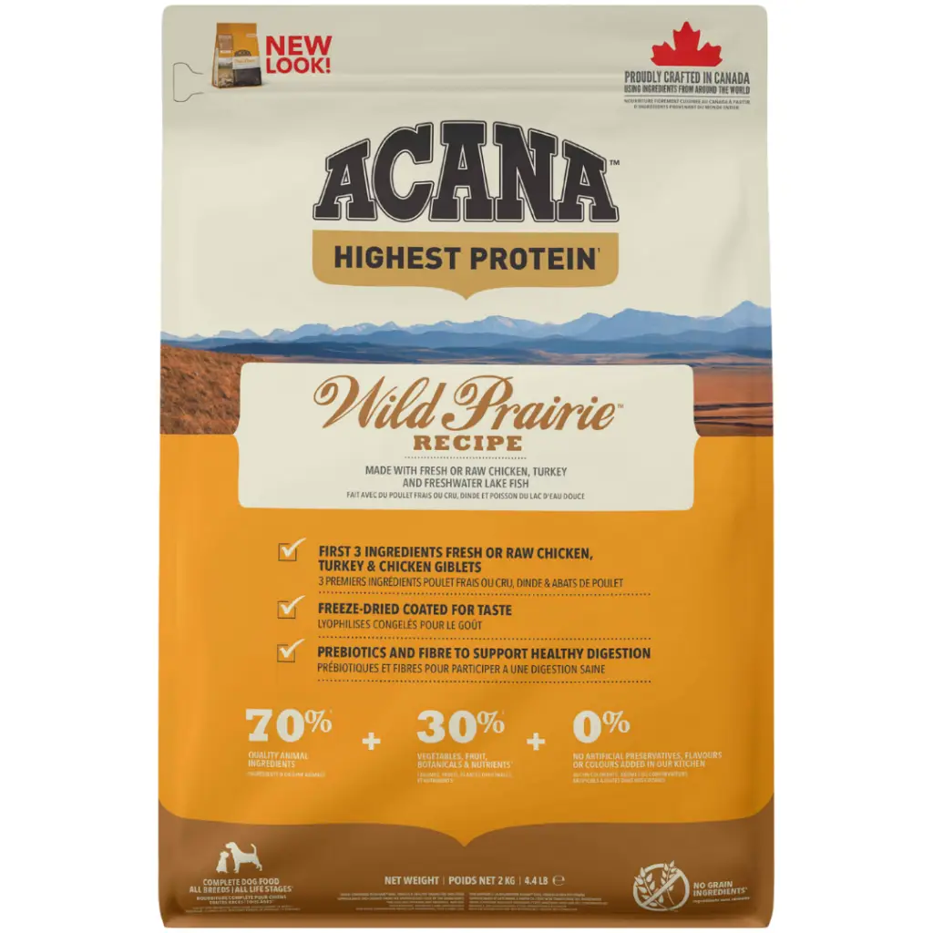 Acana Regionals Wild Prairie Tüm Irk ve Yaşam Evreleri İçin Köpek Maması 2 Kg