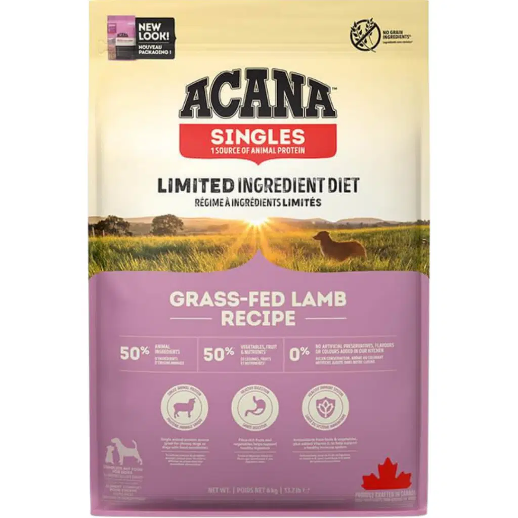 Acana Singles Grass-Fed Lamb Tüm Irklar ve Yaşam Evreleri İçin Köpek Maması 6 Kg 