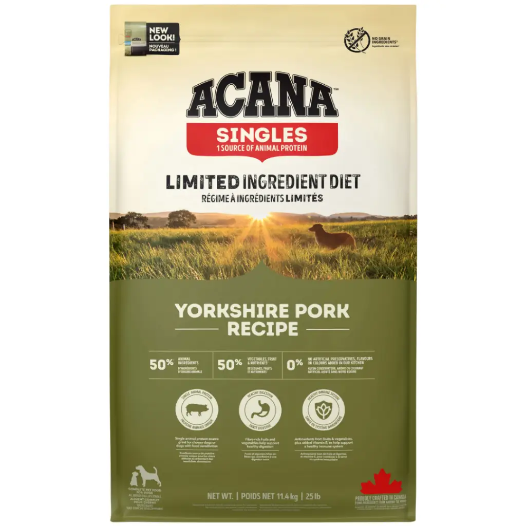Acana Singles Yorkshire Pork Tüm Irk ve Yaşam Evreleri İçin Köpek Maması 11.4 Kg
