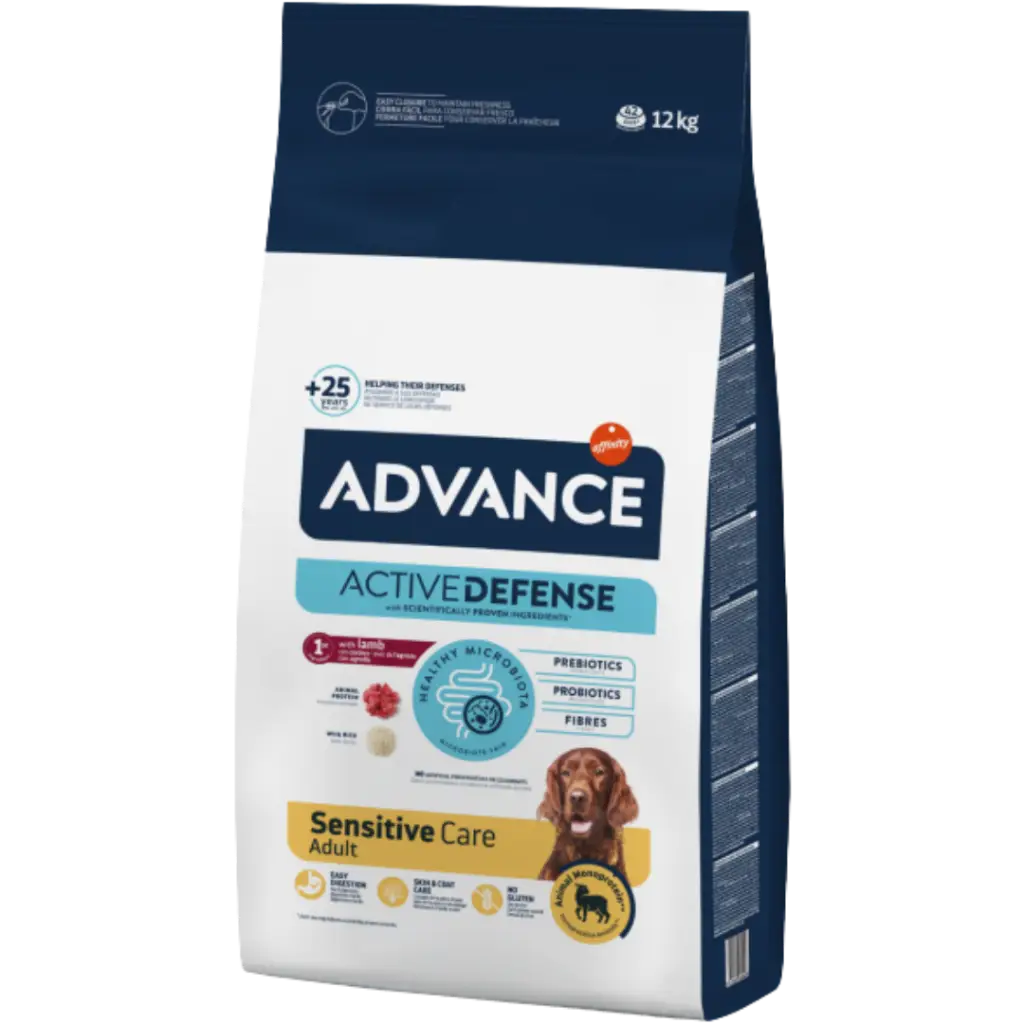 Advance Sensitive Kuzu Etli Yetişkin Köpek Maması 12 Kg