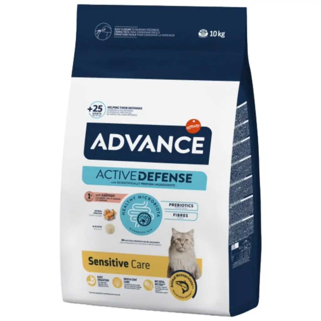 Advance Sensitive Somonlu Yetişkin Kedi Maması 10 Kg