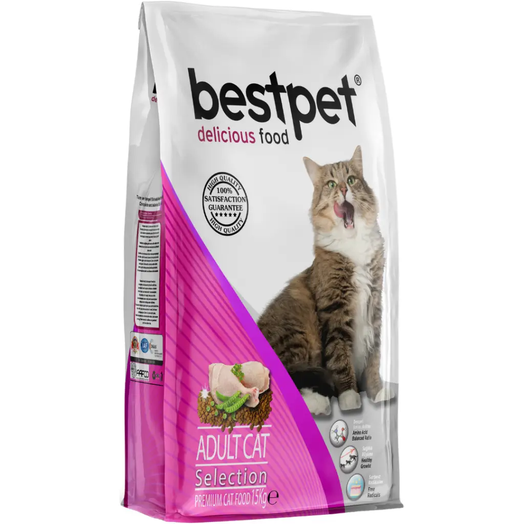 Bestpet Selection Tavuk Etli Yetişkin Kedi Maması 15 Kg