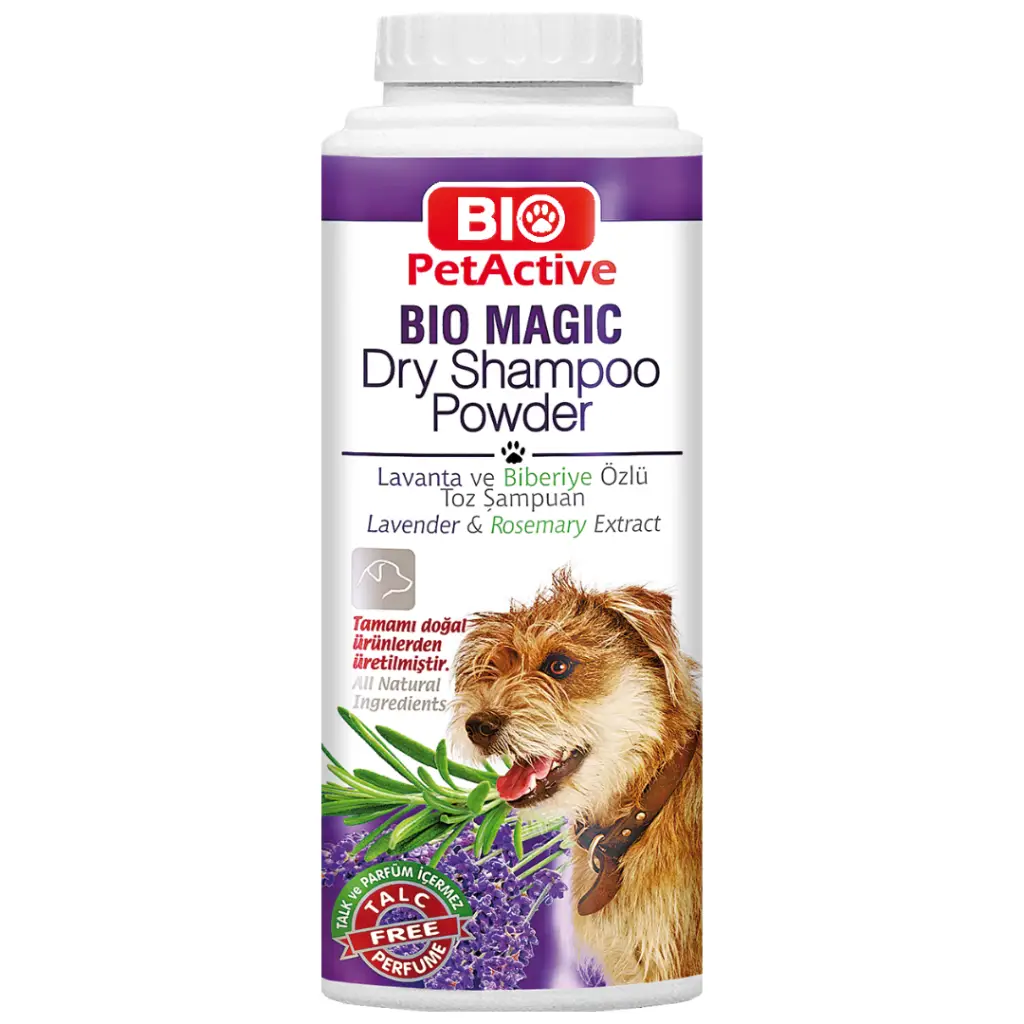 Bio PetActive Bi̇o Magi̇c Lavanta ve Biberiye Özlü Köpek Toz Şampuanı 150 Gr