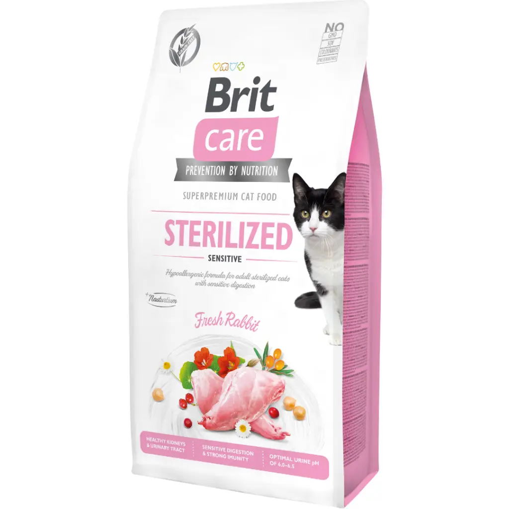 Brit Care Hypo Allergenic Tavşan Etli Tahılsız Kısırlaştırılmış Kedi Maması 7 Kg