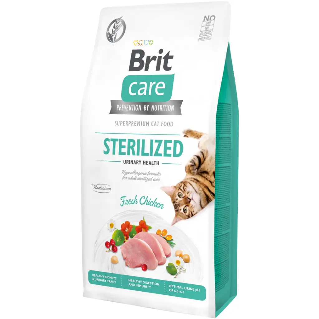 Brit Care Hypo Allergenic Üriner Sistem Sağlığı Tavuklu Tahılsız Kısırlaştırılmış Kedi Maması 7 Kg