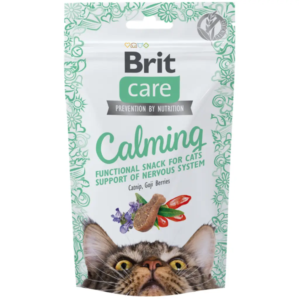 Brit Care Snack Calming Sakinleştirici Etkili Tahılsız Kedi Ödülü 50 Gr