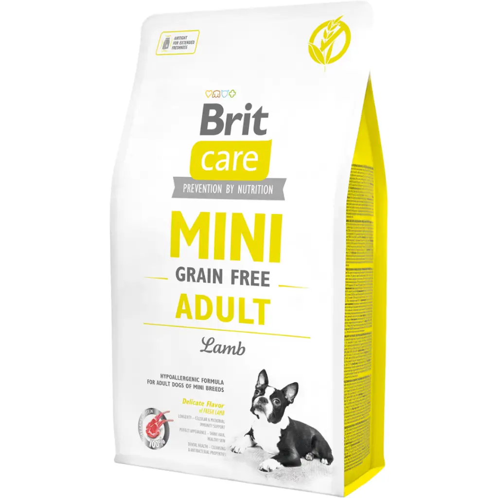 Brit Care Tahılsız Mini Adult Kuzu Etli Yetişkin Köpek Maması 2 Kg