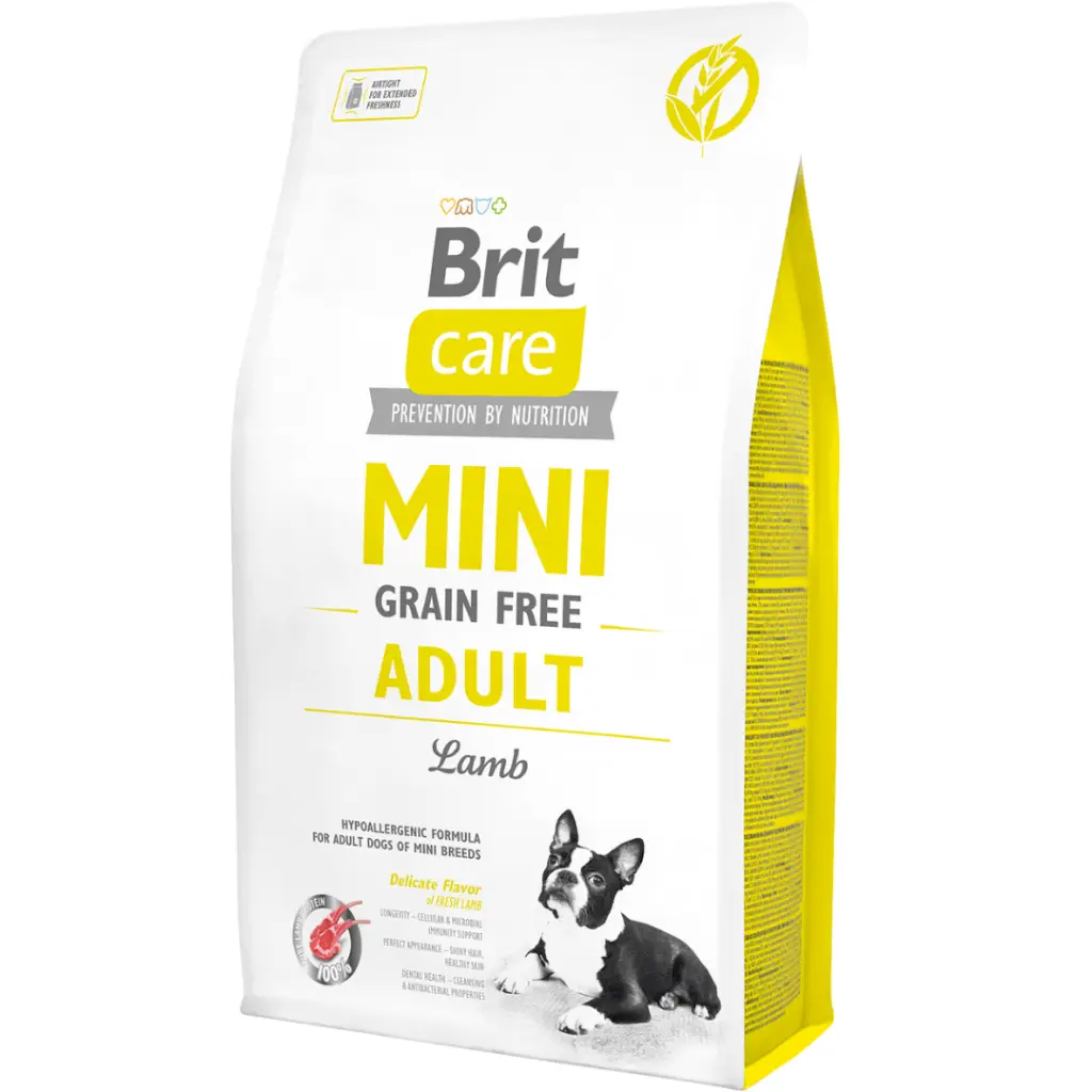 Brit Care Tahılsız Mini Adult Kuzu Etli Yetişkin Köpek Maması 7 Kg