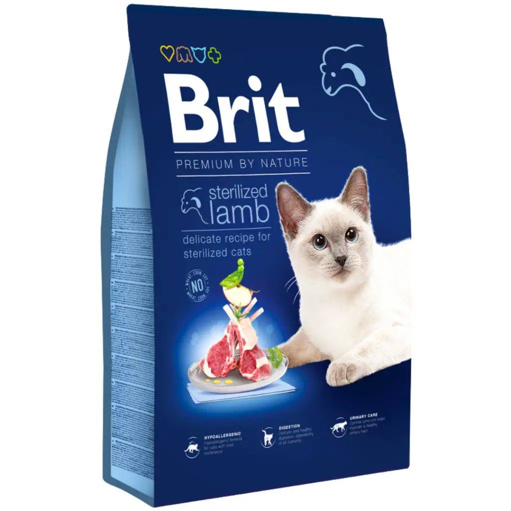 Brit Premium By Nature Sterilised Kuzu Etli Kısırlaştırılmış Kedi Maması 8 Kg