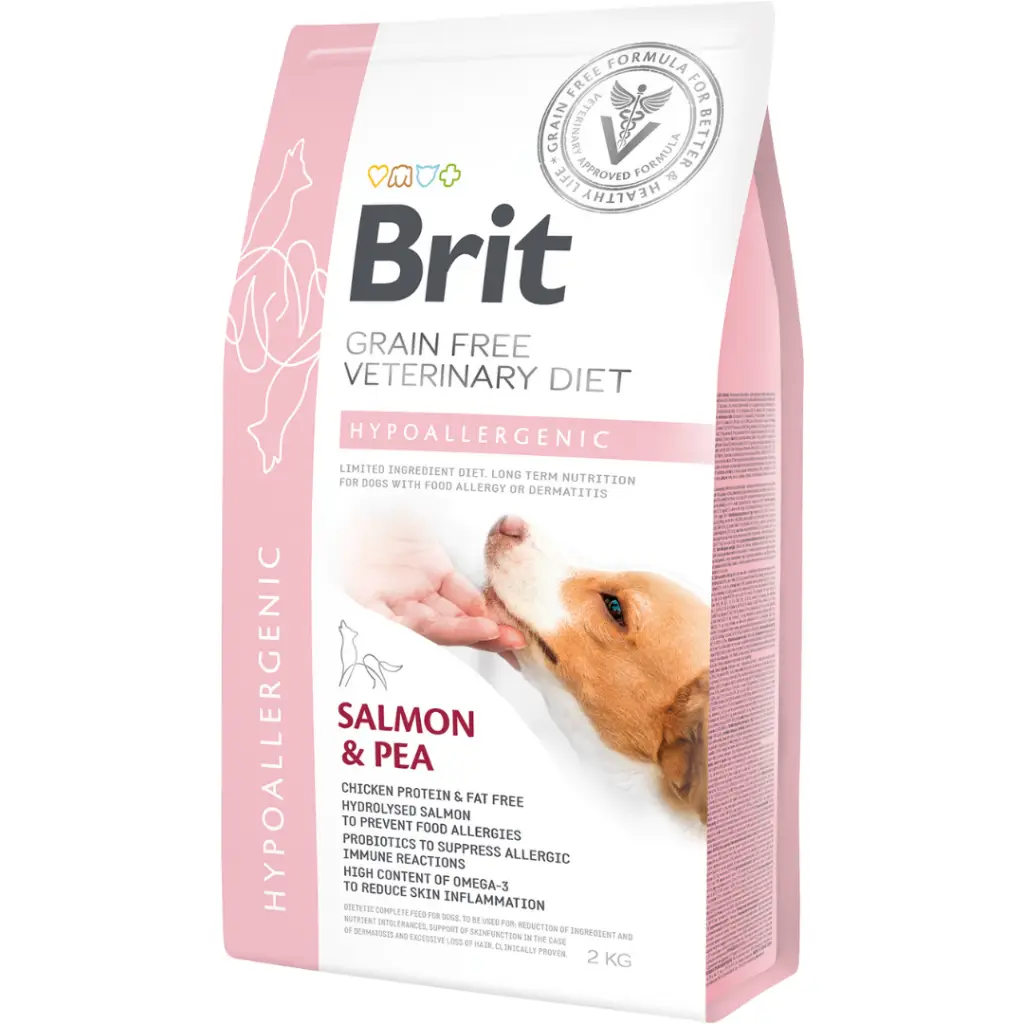 Brit Veterinary Diets Grain Free Hypo Allergenic Cilt Sağlığı Destekleyici Tahılsız Köpek Maması 2 Kg