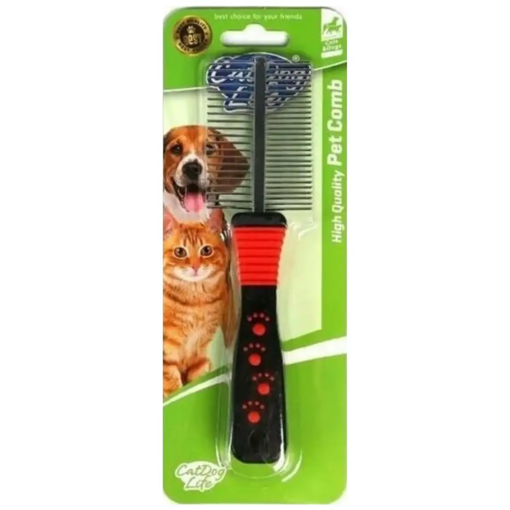 Cat Dog Life Kediler ve Köpekler İçin Kıtık Açıcı Çift Taraflı Tarak
