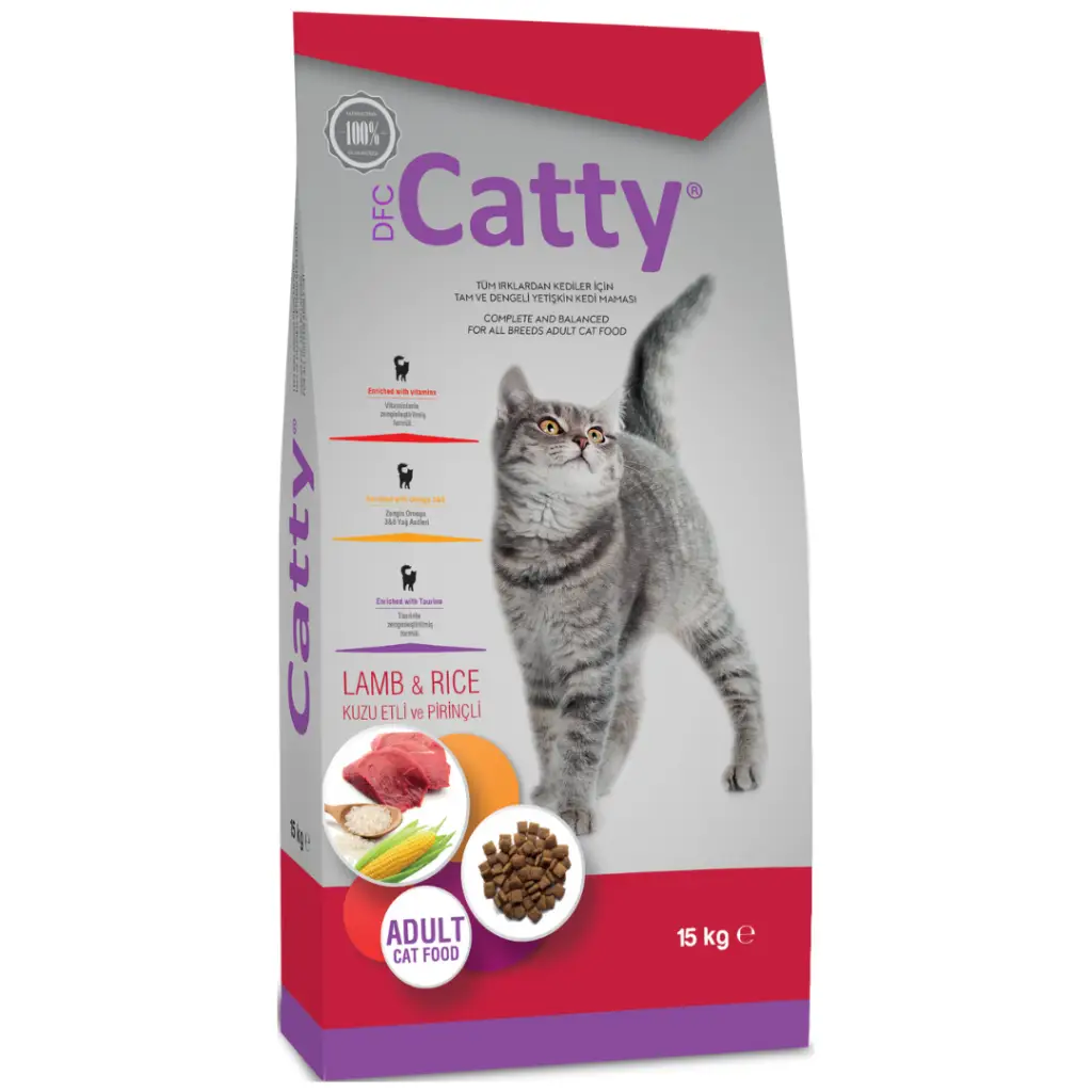 Catty Kuzu Etli Yetişkin Kedi Maması 15 Kg