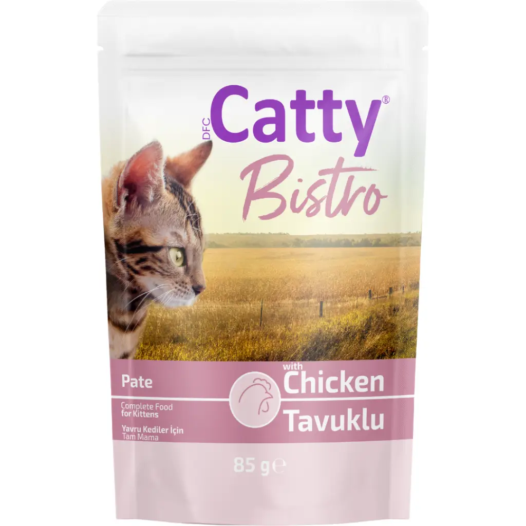 Catty Pate Tavuklu Yavru Kedi Yaş Maması 85 Gr