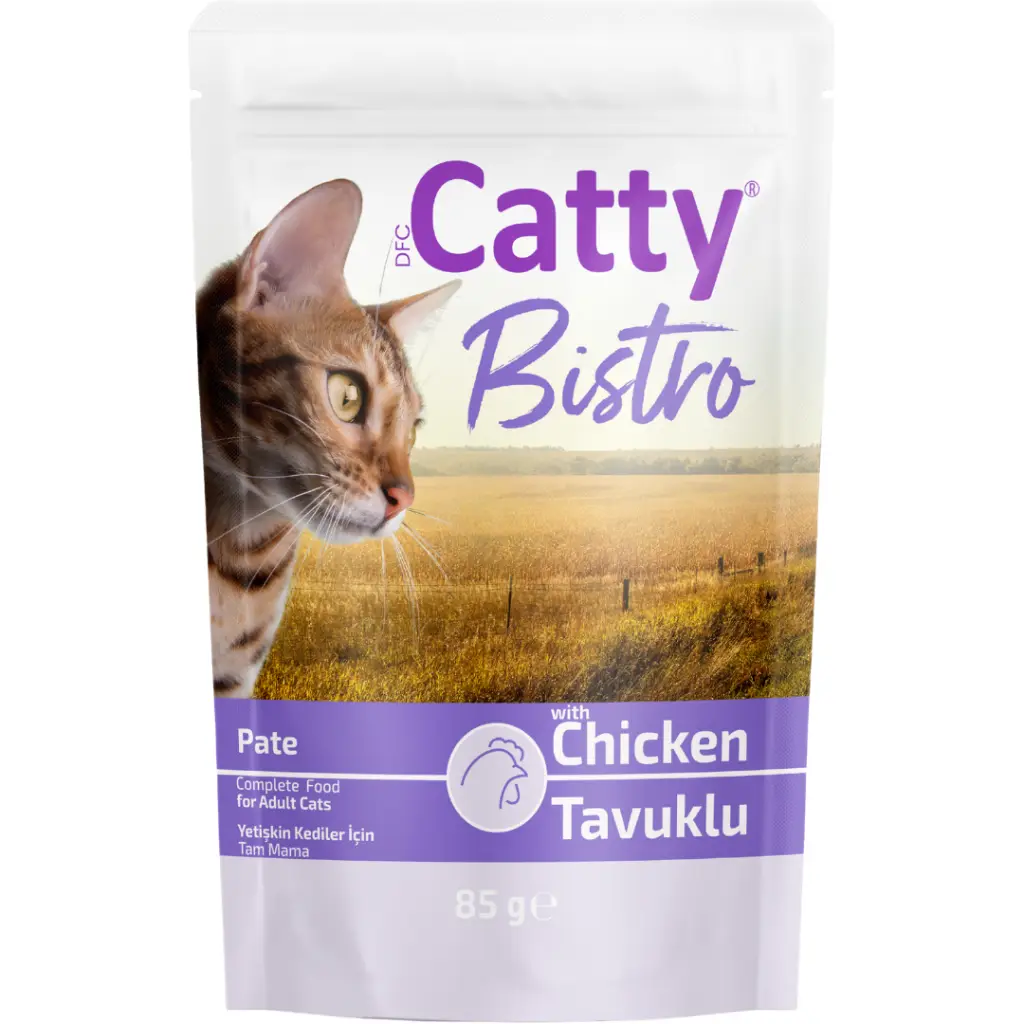 Catty Pate Tavuklu Yetişkin Kedi Yaş Maması 85 Gr