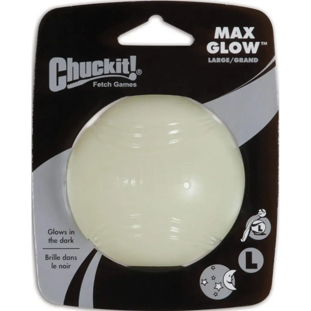 Chuckit! Max Glow Gece Parlayan Köpek Oyun Topu Büyük Boy