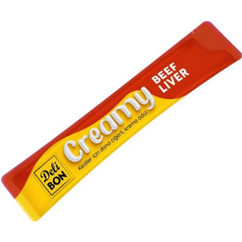 Delibon Creamy Beef Liver Dana Ciğerli Sıvı Kedi Ödülü 15 Gr