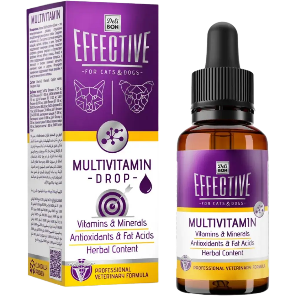 Delibon Multivitamin Kedi ve Köpek Takviye Damlası 50 ML