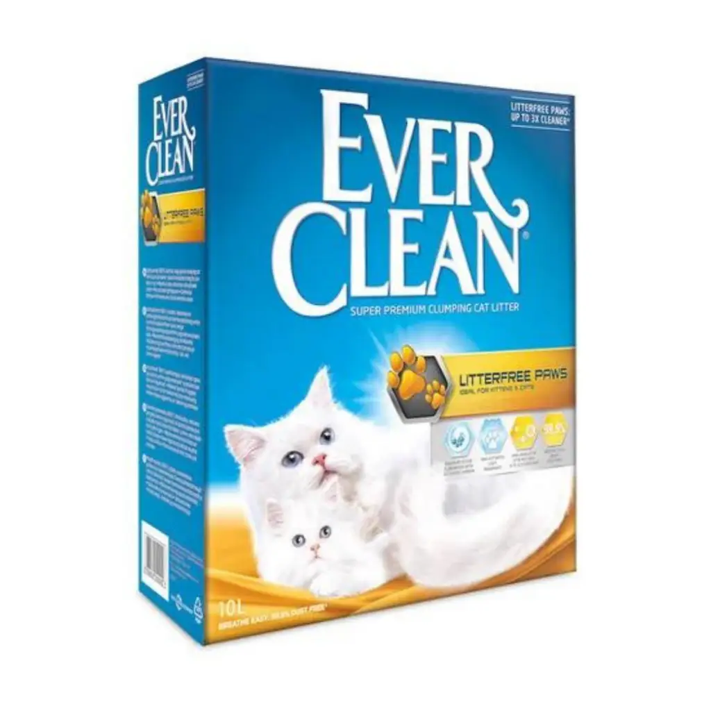 Ever Clean Litterfree Paws Patilere Yapışmayan Topaklanan Kedi Kumu 10 Litre