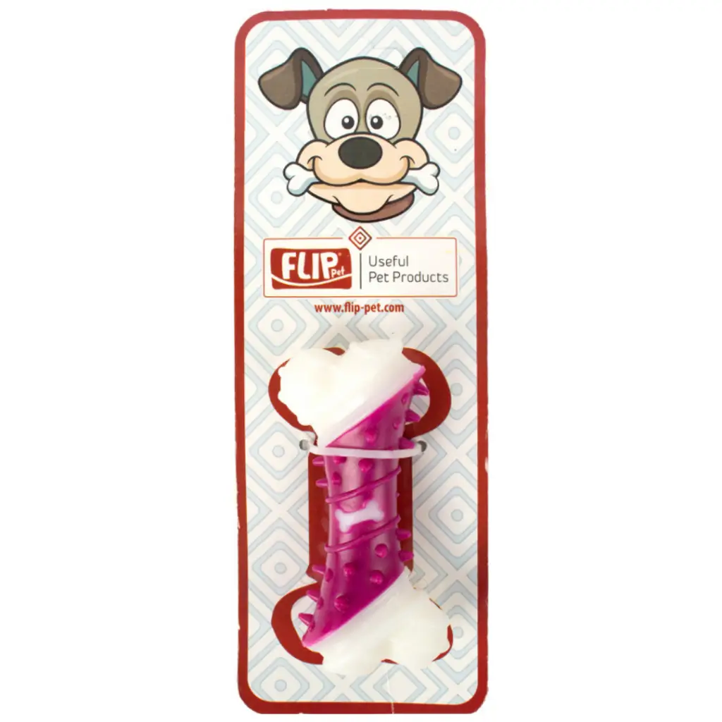 Flip Plastik Dental Kaval Kemik Köpek Oyuncağı 11 Cm