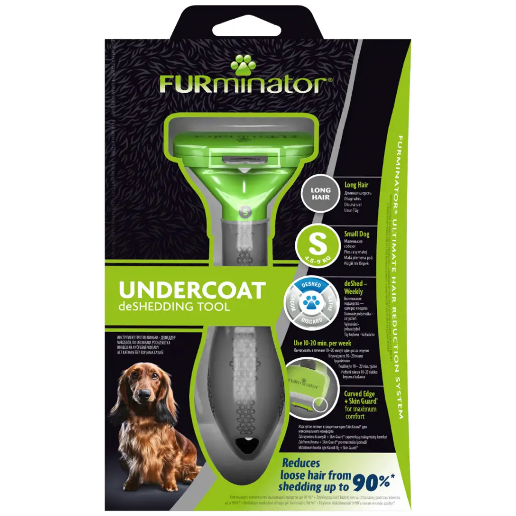 Furminator Long Hair Uzun Tüylü Küçük Irk Köpekler İçin Köpek Tarağı Small