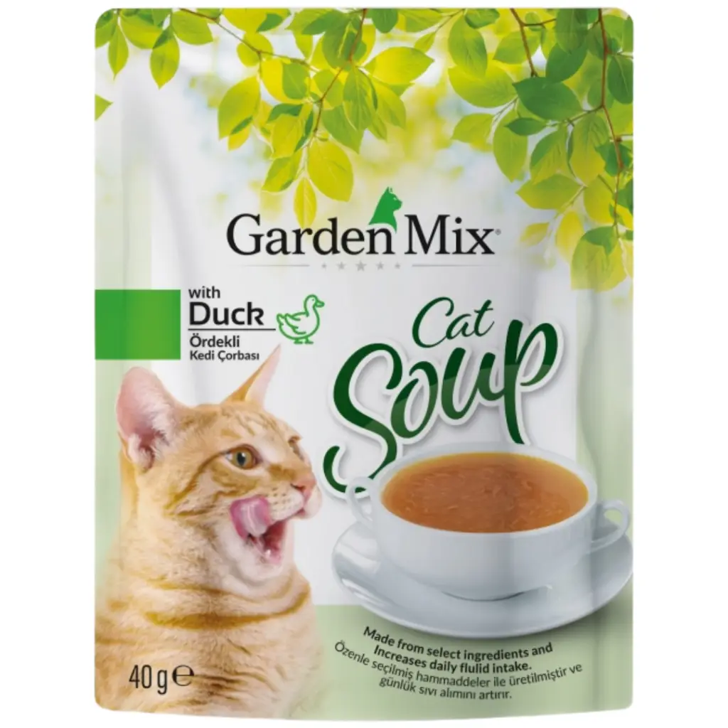 Garden Mix Cat Soup Ördekli Kedi Çorbası 40 Gr