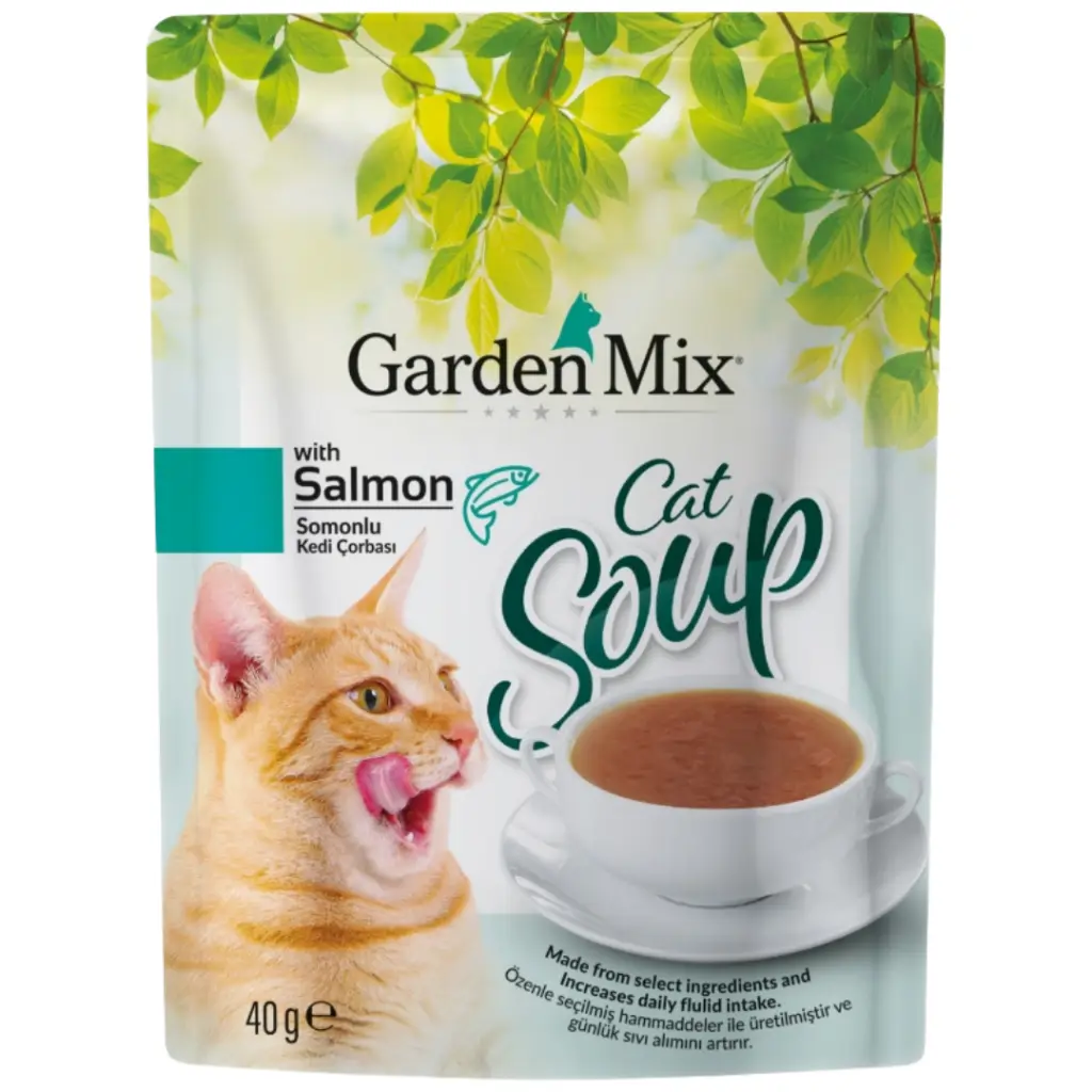 Garden Mix Cat Soup Somonlu Kedi Çorbası 40 Gr