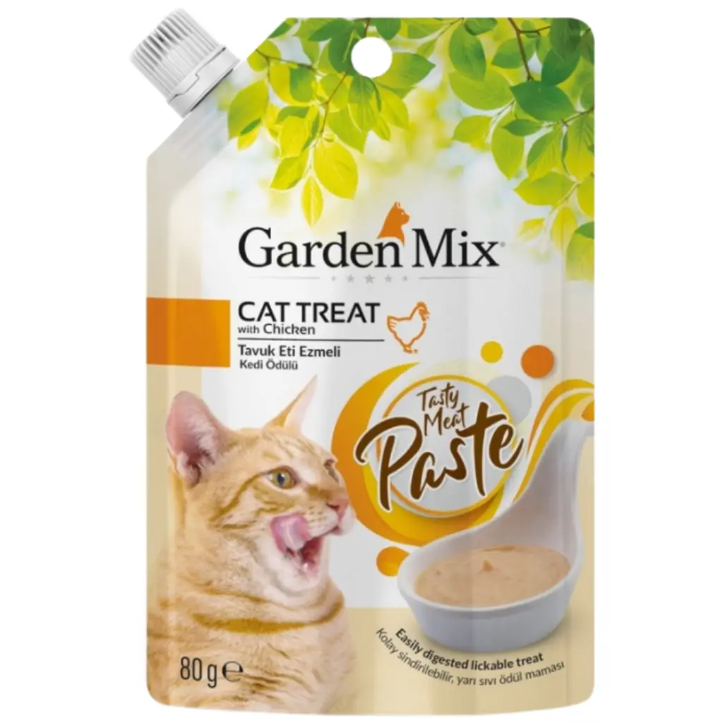 Garden Mix Tasty Meat Paste Tavuklu Et Ezmesi Kedi Ödülü 80 Gr