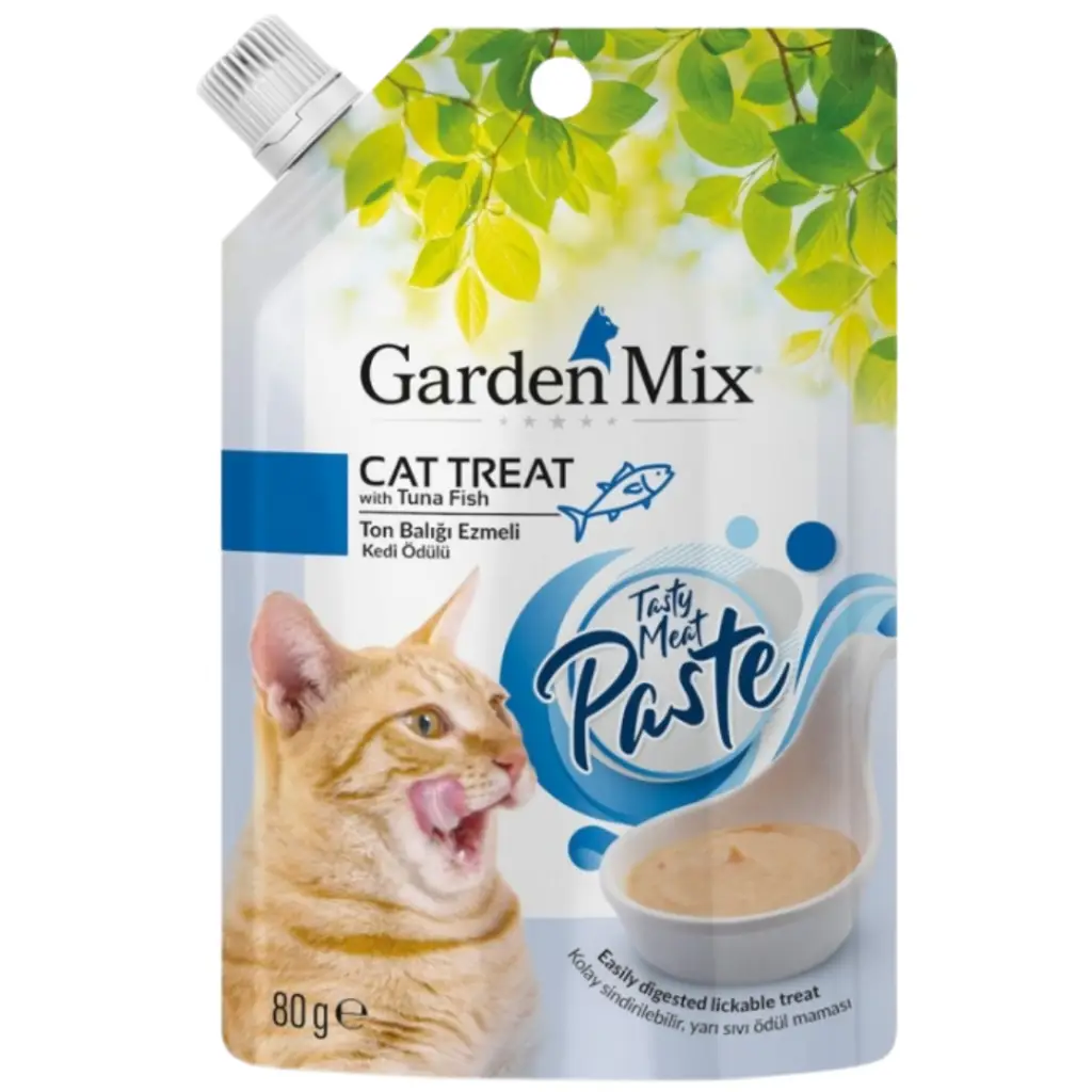 Garden Mix Tasty Meat Paste Ton Balıklı Et Ezmesi Kedi Ödülü 80 Gr