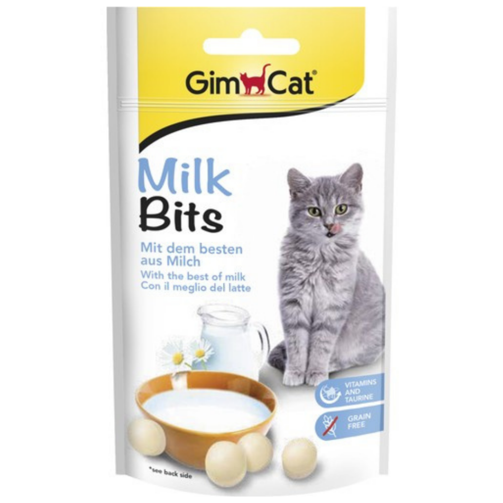 GimCat Milk Bits Kedi Ödül Tableti 40 Gr