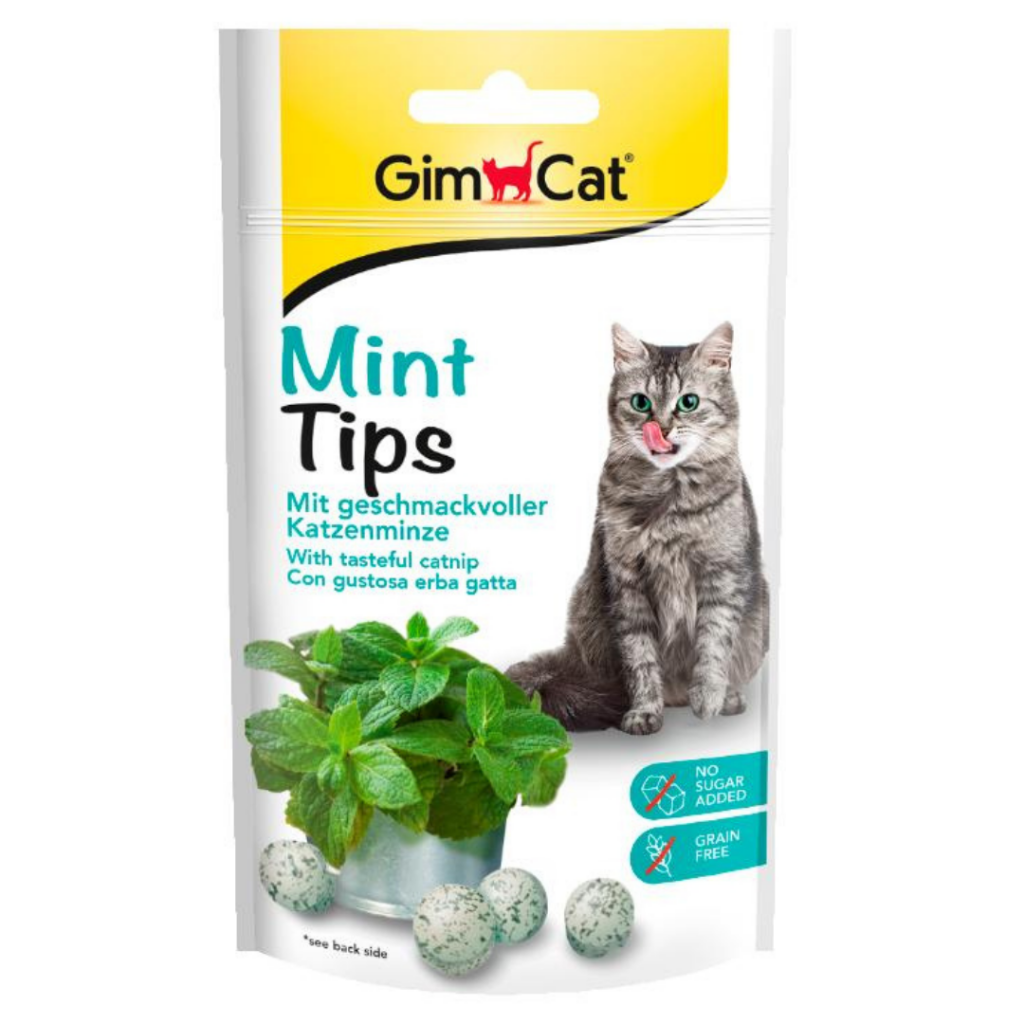 GimCat Mint Tips Kedi Ödül Tableti 40 Gr