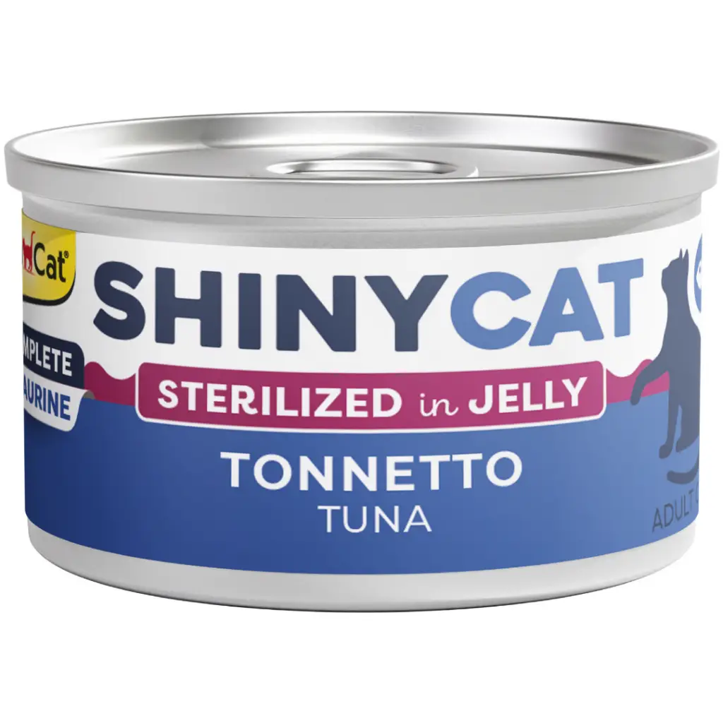 GimCat Shinycat Jelly Jöle İçinde Sterilised Ton Balıklı Kısırlaştırılmış Kedi Konservesi 70 Gr