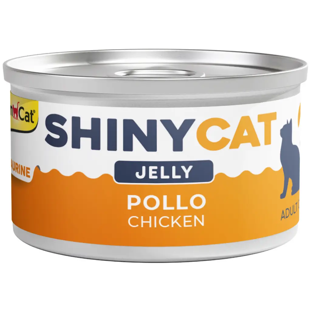 GimCat Shinycat Jelly Jöle içinde Tavuklu Yetişkin Kedi Konservesi 70 Gr