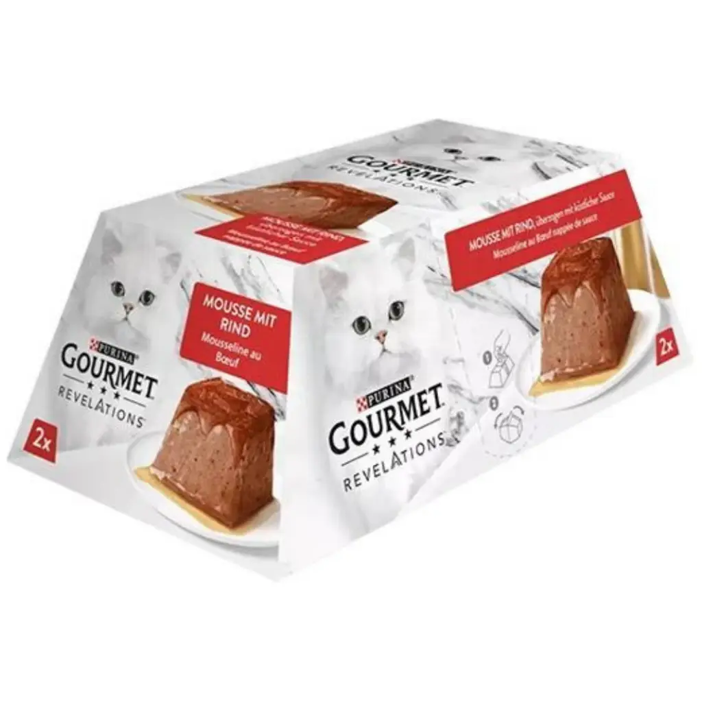 Gourmet Revelations Kıyılmış Sığır Etli Kedi Konservesi 2x57 Gr