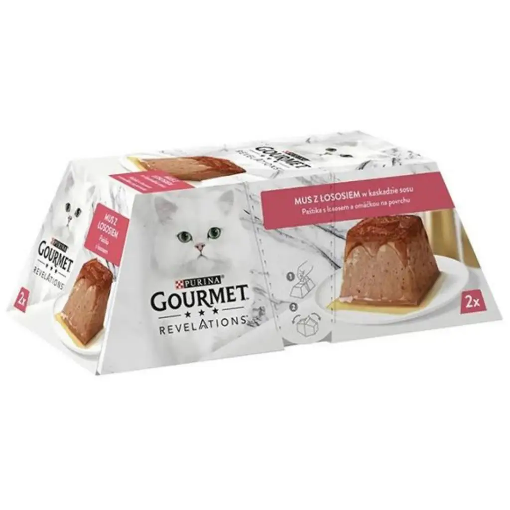 Gourmet Revelations Kıyılmış Somonlu Kedi Konservesi 2x57 Gr