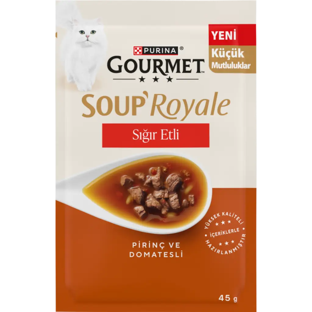 Gourmet Soup Royale Sığır Etli Kedi Çorbası 45 Gr