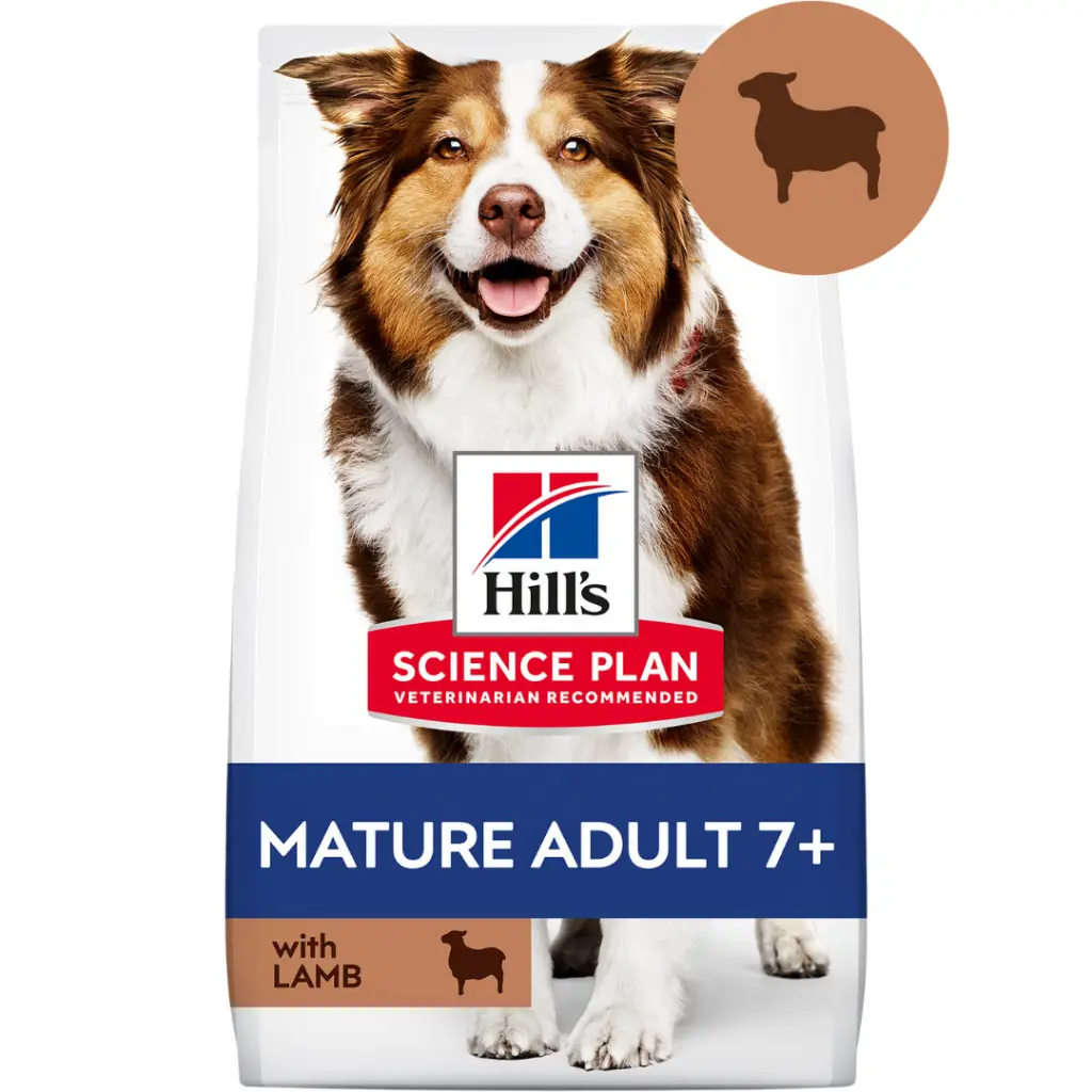 Hill's SCIENCE PLAN Kuzulu ve Pirinçli Orta Irk +7 Yaşlı Köpek Maması 14 Kg