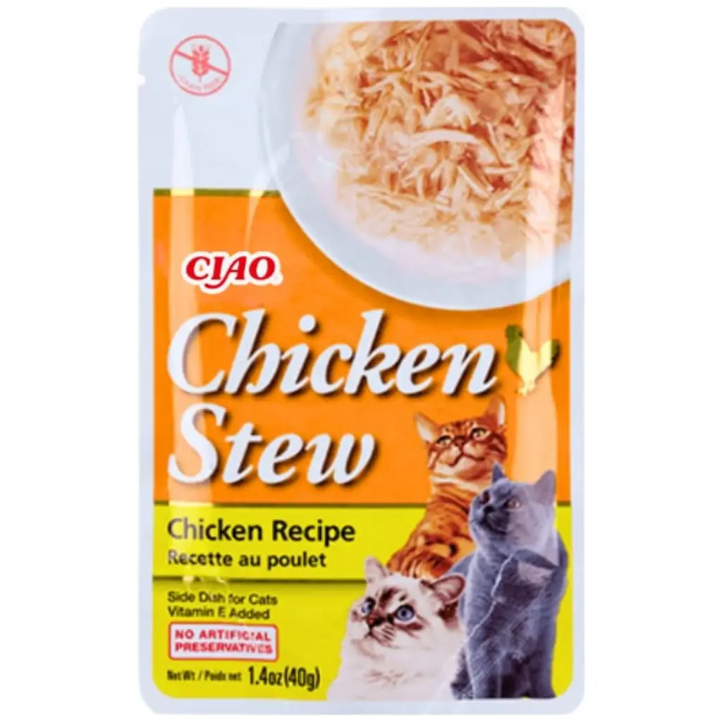 inaba Ciao Chicken Stew Tavuk Güveçli Pate Kedi Yaş Maması 40 Gr