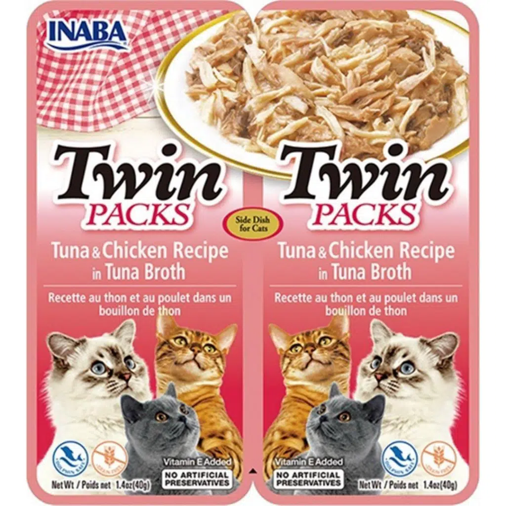 inaba Ciao Churu Twin Packs Ton Balıklı ve Tavuklu Kedi Çorbası 2x40 Gr