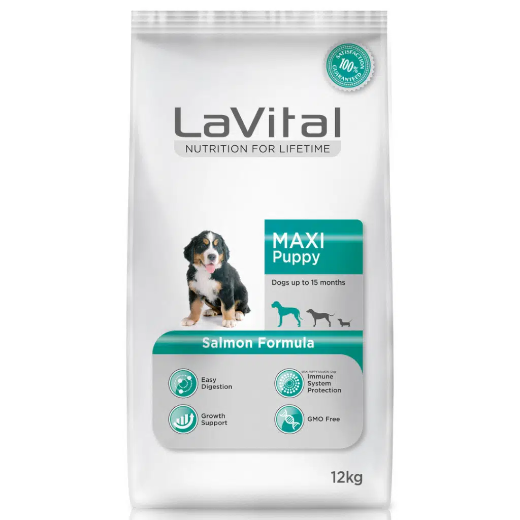 LaVital Maxi Puppy Somonlu Büyük Irk Yavru Köpek Maması 15 Kg