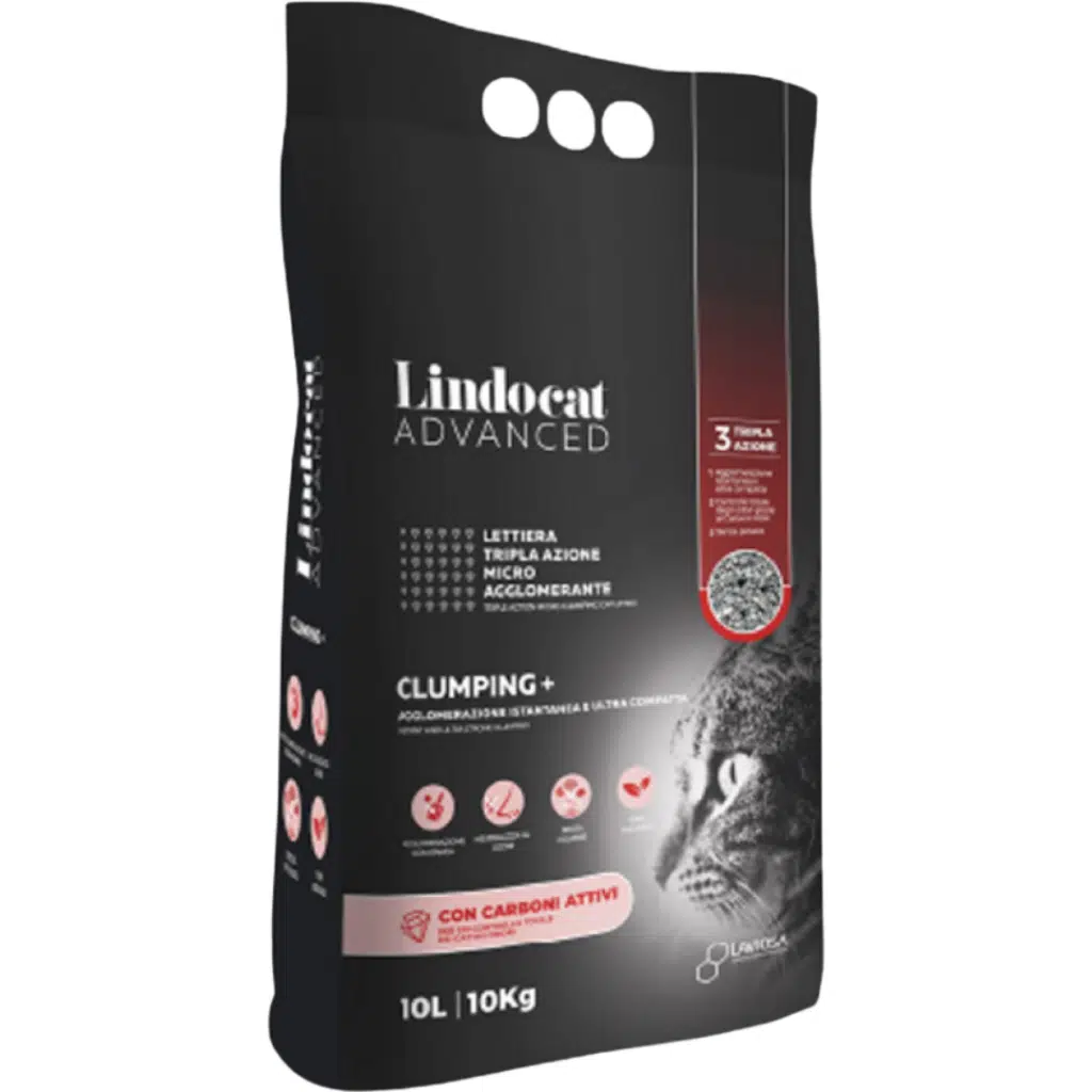 Lindocat Advanced Aktif Karbonlu Ekstra Topaklanan Kedi Kumu 10 Kg
