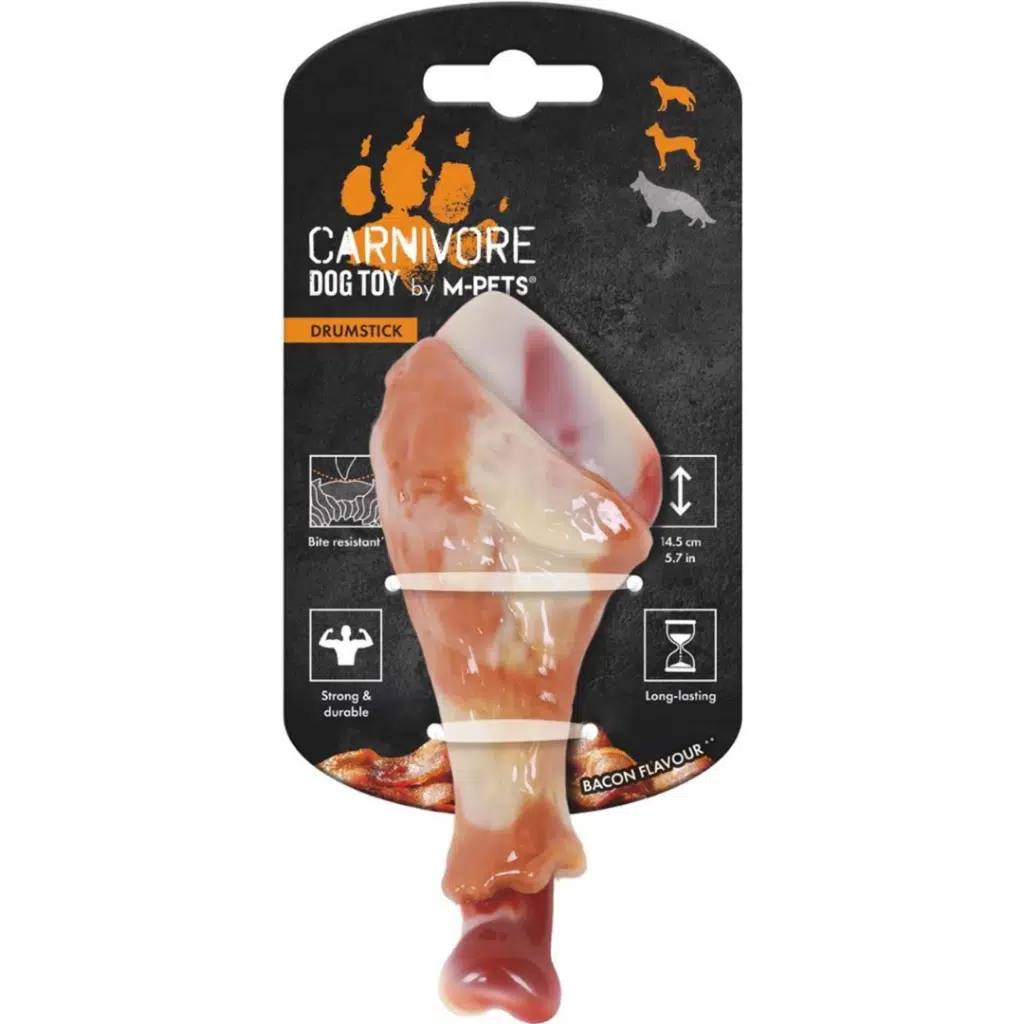M-PETS Carnivore Dog Toy Drumstick Pastırma Aromalı Köpek Oyuncağı