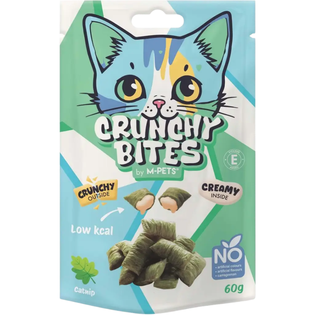 M-Pets Crunchy Bites Catnipli Kedi Ödülü 60 Gr