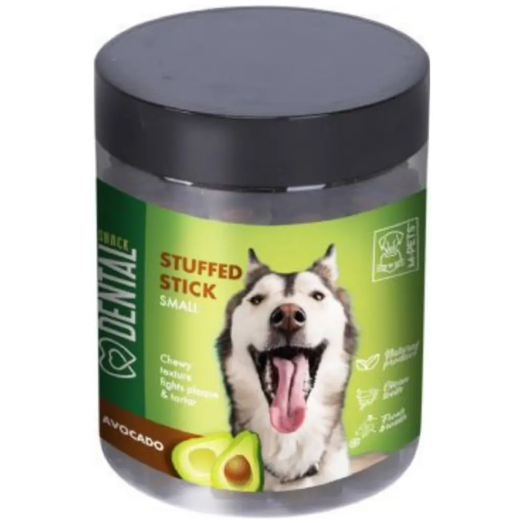 M-PETS Dental Snack Avocado Stuffed Stick Small Köpek Ödülü 170 Gr