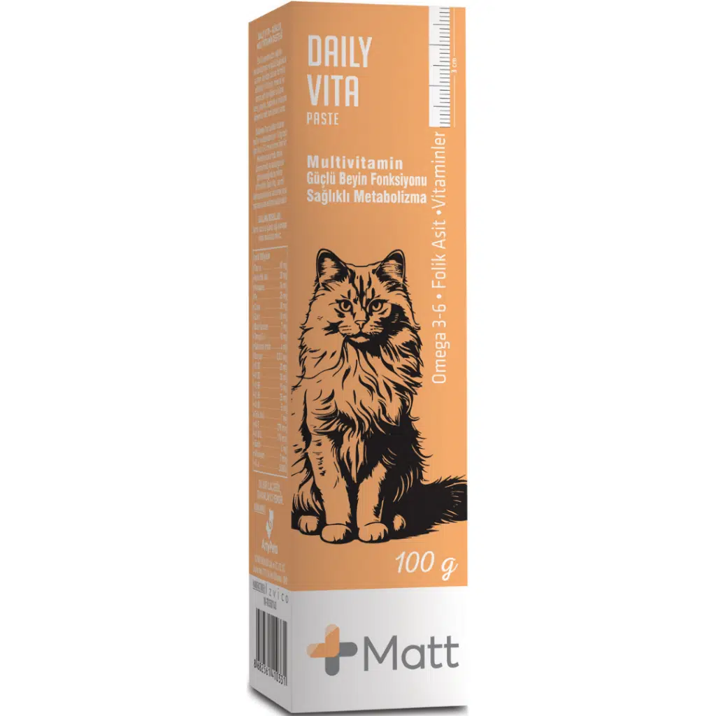Matt Daily Vita Kediler ve Köpekler İçin Multivitamin Paste 100 Gr