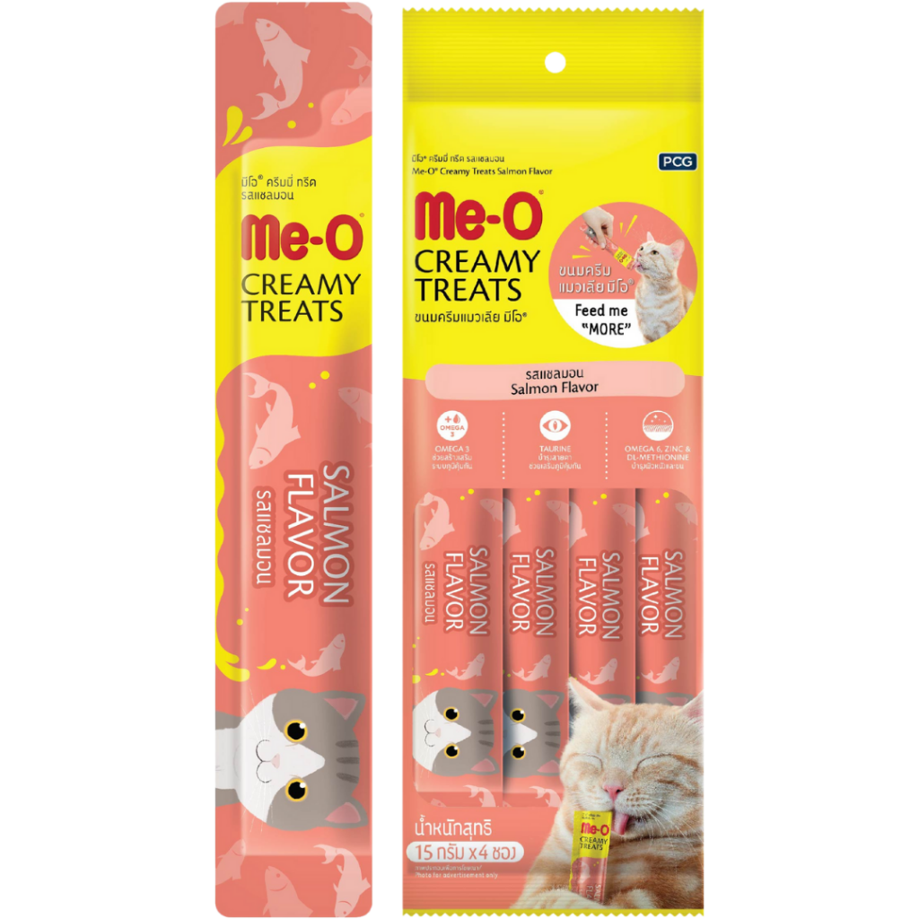 Me-O Creamy Somonlu Krema Kedi Ödülü 4x15 Gr